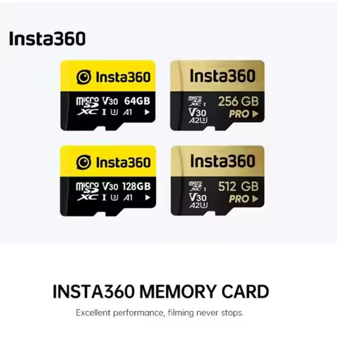 Memory Card for Insta360 X4 X3 Ace Pro2 ONE X2 RS Micro SD Memory Cards 64G/128G/256G High Speed Ori