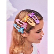 Set Of 4 Care Bears Hair Clips