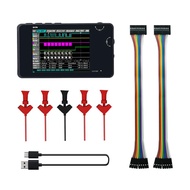 MINIWARE Pocket Logic Analyzer LA104, Portable Mini Size Handheld, Built-in Rechargeable Battery, 4 