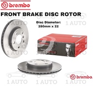 GENUINE BREMBO FRONT BRAKE DISC ROTOR MINI COOPER F55 F56 1.5 B38M Engine
