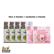 SOAR Super Mix Combo Cat Litter Cassava + PEA Tofu Cat Litter Combo