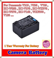 Battery Camera For Panasonic V210 , V520 ,  V720 , HC-W850 , HC-V270 , HC-WX970 , HC-W570 , HC-V160 , WXF990 , V180  ..... แบตเตอรี่สำหรับกล้อง VDO Panasonic รหัส VW-VBT190