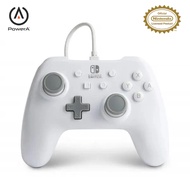 PowerA Wired Controller For Nintendo Switch-White (Officially Licensed)
