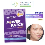 BENZAC Power Patch 3-in-1 Spot Control Acne Soothing Patch 12 Pieces