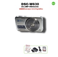 Sony Cyber-shot W630 Digital Camera 16.1 MP HD Compact Camera 5x Lens กล้องคอมแพค คมชัดสูง usedมือสองมีประกันสูง3เดือน