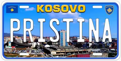 Pristina Kosovo Novelty Car Tag License Plate