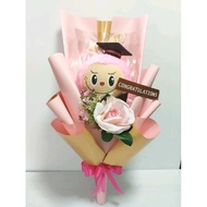 Pink Labooboo Decorated With Roses Insert 10 Banknotes Of All Sizes (Pink Tone)