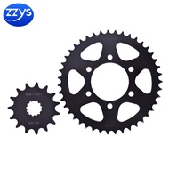 520 15T 43T 46T Motorcycle Front and Rear Sprocket Set For Kawasaki Ninja400 14-17 Ninja650 Z650 Ver