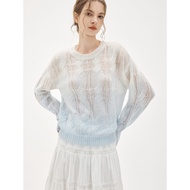 Elle | เสื้อสเวตเตอร์ขนแกะ Mohair แบบโอมเบร