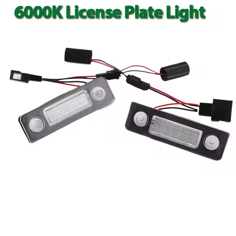 12V Car LED for Skoda Octavia MKII 1Z A5 Facelift Roomster 5J Octavia MKII Pre-facelift License Numb