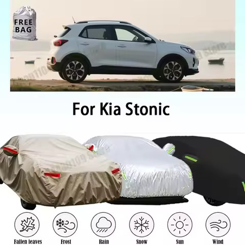 Outdoor Protection Full Car Cover Snow Cover Sunshade Waterproof Dustproof Exterior For Kia Stonic W