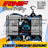 BMW CAGE DECAL, BMW CAGE STICKER