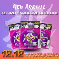 Duel Hardcore X8 Pro Multicolour 200M Braided Fishing Line