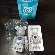 Medicom Toy series 41  secret 隱藏版   logo chrome white  bearbrick be@rbrick