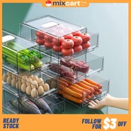 (SG Seller)Transparent Food Drawer Storage Organizer | Refrigerator Organizer | Storage Drawer