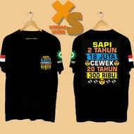 // MEN'S DISTRO T-SHIRTS COW 2 YEARS 18 MILLION GIRLS 20 YEARS 300 THOUSAND // XTREME-STORE