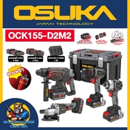 OSUKA เซ็ต Combo ช่างไฟ OCK155-D2M2 รวมเครื่องมือ 4อย่าง ในกล่องเดียว (รับประกัน 6เดือน)