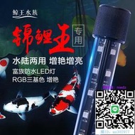 魚缸燈水族箱T8魚缸燈增艷照明led燈潛水燈防水超亮金魚缸錦鯉專用燈管水族燈