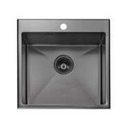 ซิงค์ฝัง 1 หลุม MEX SC50GM สีเทาดำ (1294320)