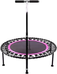 Trampolines Trampoline Rebounder For Adults Kids Small Fitness, 40" Trampolines With Adjustable Handle Bar For Indoor/Outdoor/Garden/Yoga Jumping Workout Exercise, Maximum Load 200kg