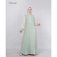 Aera Dress New Color Baju Gamis Drees Casual Long Combination Simple Luxurious Muslim Premium | Makk