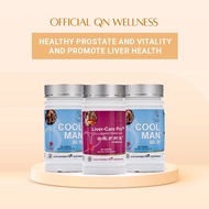 [Super Value Pack] QN Wellness - Cool Man & Liver-Care Pro - 100% Plant Based - 60 Capsules x 3 Boxe