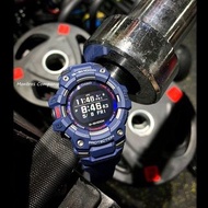 Montres Company 香港註冊公司 (33年老店) 卡西歐 CASIO G-Shock 藍牙 藍芽 Blue Tooth BlueTooth 計步器 卡路里計算 藍黑色 超大錶徑 GBD G
