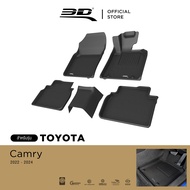 3D Mats พรมปูพื้นรถยนต์ TOYOTA CAMRY XV/ACV70 HYBRID 2021-2023 พรมกันลื่น พรมกันนํ้า พรมรถยนต์
