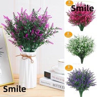 SMILE 1Pc Artificial Lavender UV Resistant Photography Props Household Products Shrubs Plants