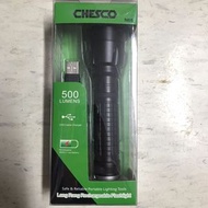 100%全新 Chesco 手電筒 (可USB充電)
