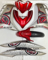 COVER SET LC135 V8 MERAH BATIK
