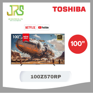 TOSHIBA ทีวี สมาร์ททีวี 100 นิ้ว 4K UHD QLED รุ่น 100Z570RP ปี 2024 100Z570RP