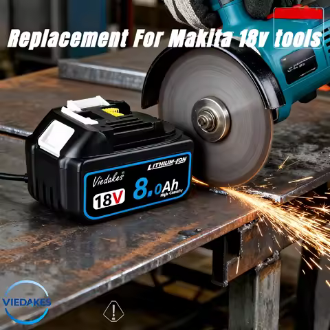 100%Original 18V 8.0Ah/10.0Ah/12.0Ah rechargeable battery for Makita drill DDF487 DTW700 DHP489 DGA4