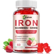 Iron Supplement Gummies, Iron Gummy with Folate Energy & Immune Support | Iron Supplement Gummies, 6