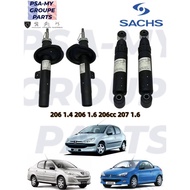 Front & Rear Shock Absorber (SACHS) for Peugeot 206 Bestari 1.4cc 206 1.6 206cc 207