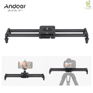 Track Slider Andoer 40cm/ 15inch Carbon Fiber Camera Track Slider Video Stabilizer Rail with Mini Ba