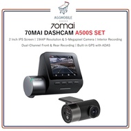 70Mai Dash Cam Pro Plus+ A500s (Built-in GPS | 1944P Dual Record | Night Vision) 1 Year Warranty