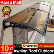 Aluminium Awning Roof Outdoor Awning Rumah Roof Outdoor Heavy Duty UV Protection Rainproof Home Awni