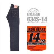IRON HEART 634S-14  14oz selvedge denim straight