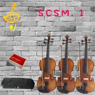 VIOLIN STRADIVARIUS COPY HANDCRAFTED SCSM.1 - Very Beautiful tone and real flame