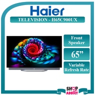 Haier 65" Television OLED 4K HDR Google Smart TV H65C900UX with Variable Refresh Rate Voice Control