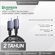 IPHONE UGREEN 65906 / 65907 / 65908 / 65909 USB-C to USB-C Nylon Braided Cable 240W Fast Charging Ch