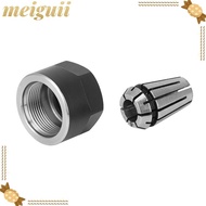 MEIGUII 2 PCS ER11 Collet Chuck, Clamping Nut 1/4 Inch Spring Collet Set, Precision Lathe Dynamic Ba