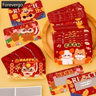 FOREVERGO 10Pcs 2025 New Year Reward Scratch Card Film Coated Stickers Scratch Off Labels Snake Year