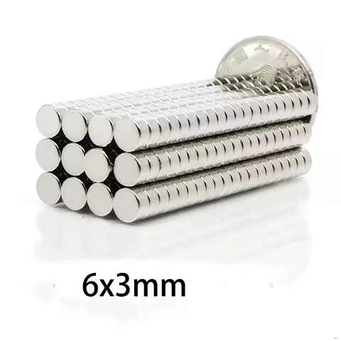 20/50pcs DIY Craft Magnets - 4x2mm & 6x3mm Tiny Strong Disc Magnets for Jewelry Making, Model Buildi
