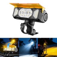 【BESTSELLING】Bicycle Headlight Flashlight For Horn Fog Lens Rechargeabl for Night Riding