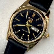 Seiko-5 leather watch for Women jam tangan kulit