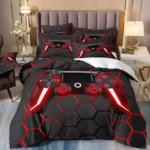 Gamepad 3D digital printed bedding kit comforter bedding sets duvet set king size customed gamer pri