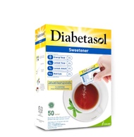 DIABETASOL Sweetener Stevia Gula Diabetes (50 Sachet) / Diabetasol Sweetener / Diabetasol Sweetener