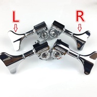 wilkinson Electric Bass Guitar Machine Heads Tuners Guitar Tuning Pegs Open Gear WJB-750 Chrome Silv